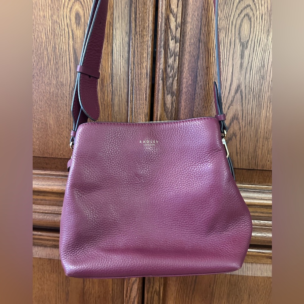 Radley London Dukes Place Leather Burgundy Crossbody